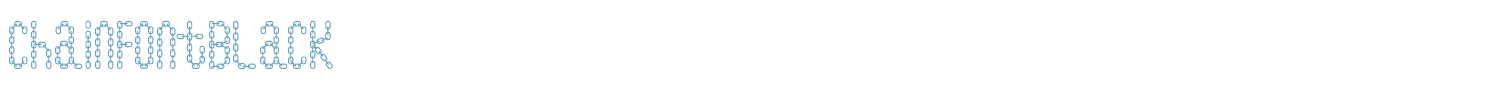 sample ChainFont font