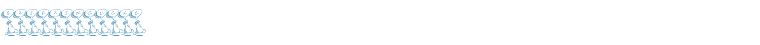 sample Griffin Ducks font