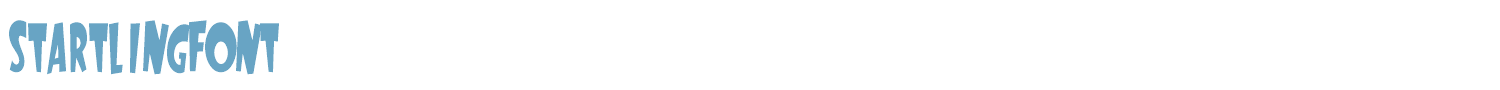 sample Startling Font font