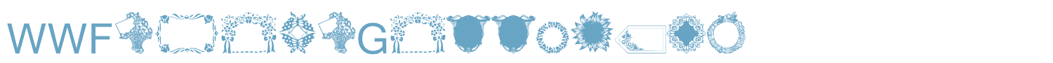 sample WWFloralGreetings font