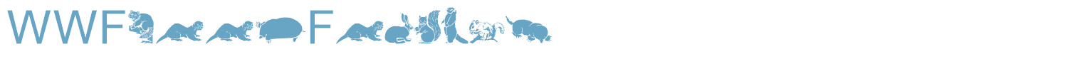 sample WWFurryFriends font