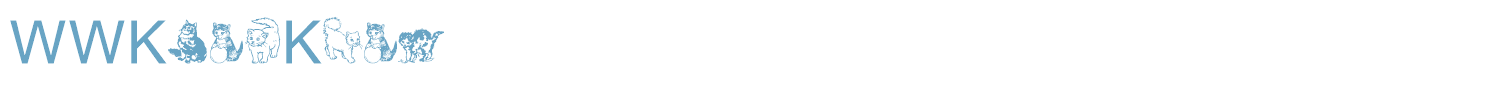 sample WWKuteKats font