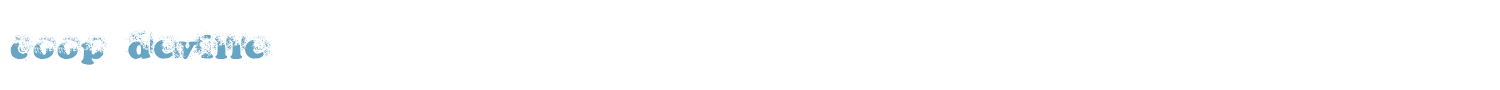 sample coop deville font