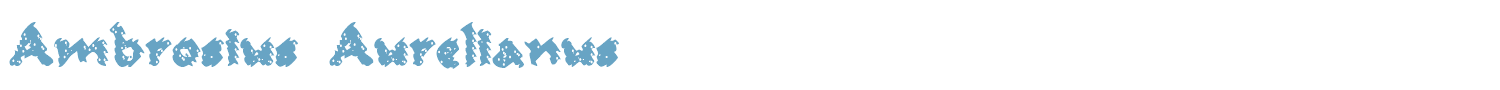 sample Ambrosius Aurelianus font