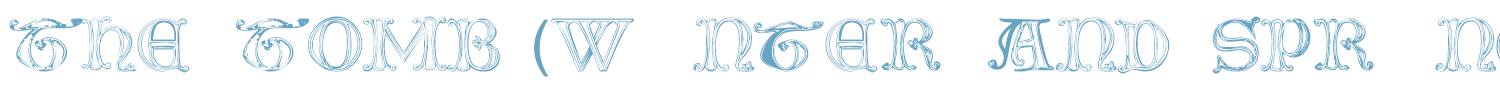 sample The Tomb (winter and spring) font