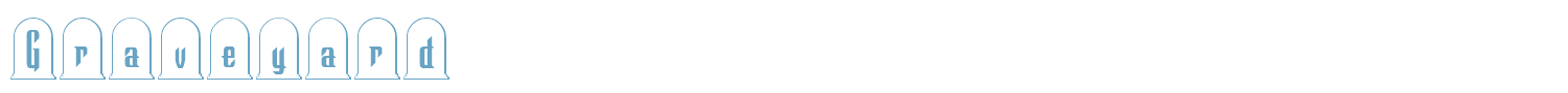sample Graveyard font