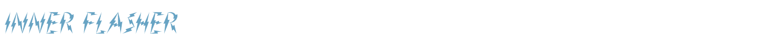 sample Inner Flasher font