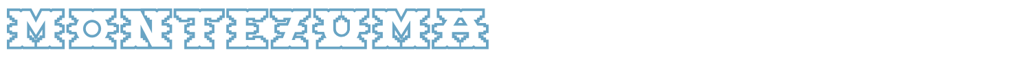 sample Montezuma font