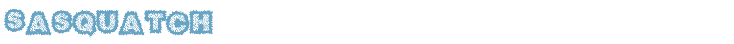 sample Sasquatch font