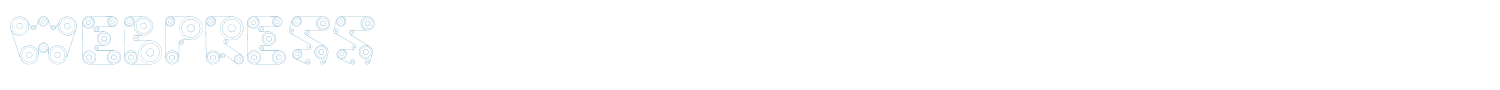 sample Web Press font