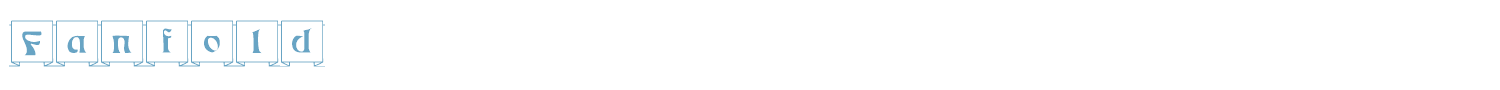 sample Fanfold font