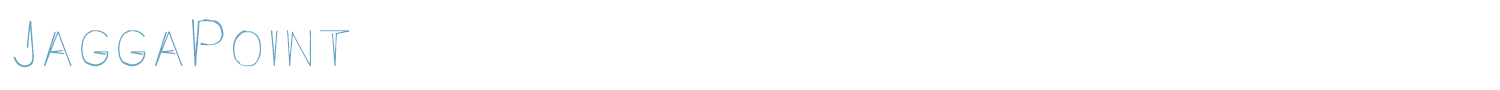 sample JaggaPoint font
