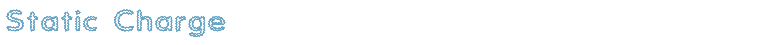 sample Static Charge font