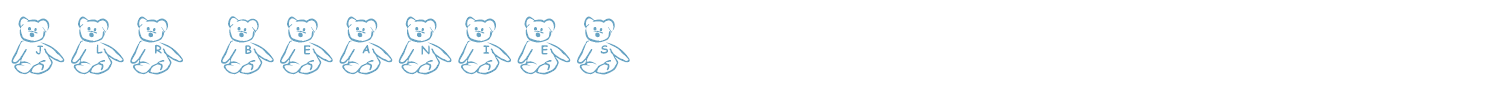 sample JLR Beanies font