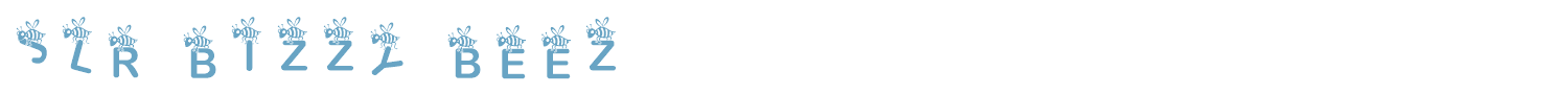 sample JLR Bizzy Beez font