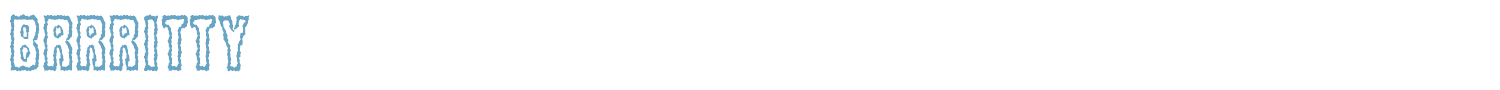 sample Brrritty font