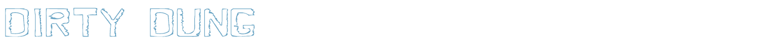 sample Dirty Dung font