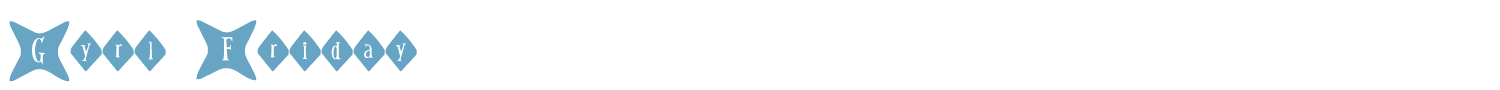 sample Gyrl Friday font