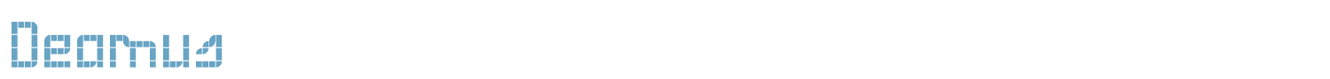 sample Deamus font