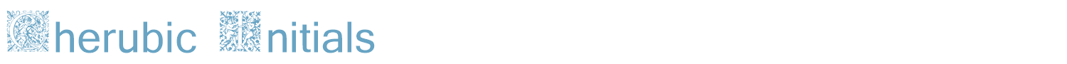 sample Cherubic Initials font