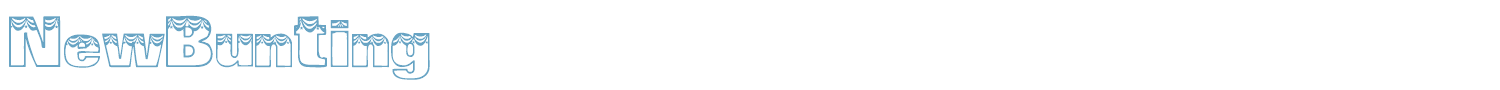 sample NewBunting font