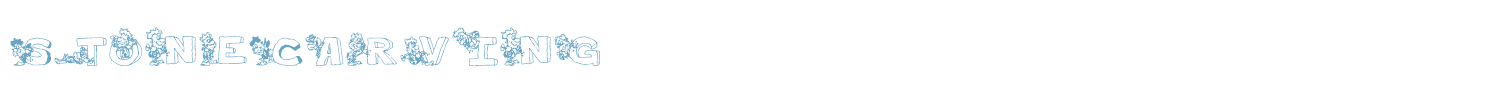 sample StoneCarving font