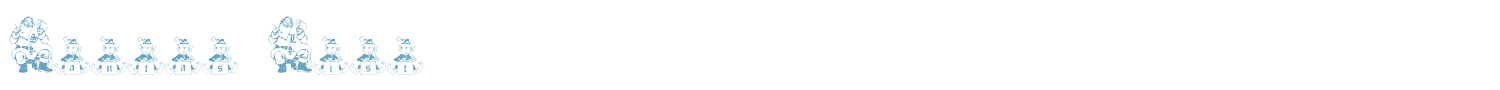 sample Santas List font