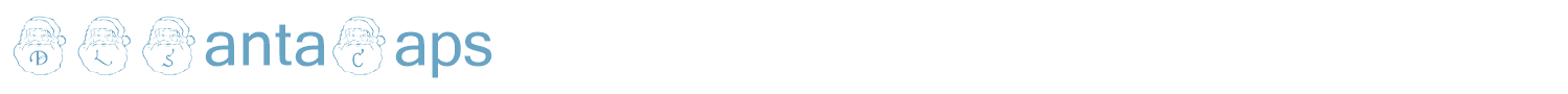 sample DLSantaCaps font