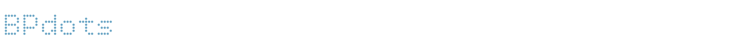 sample BPdots font