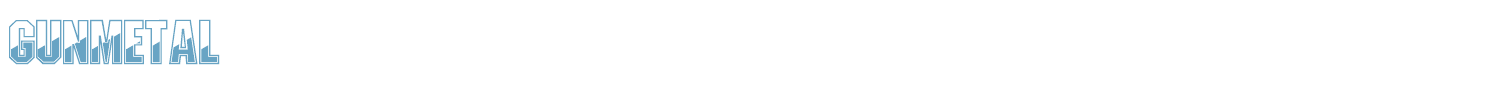 sample Gunmetal font