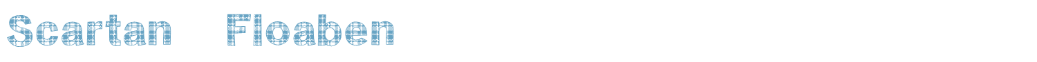 sample Scartan  Floaben font