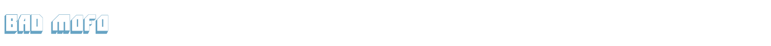 sample Bad Mofo font
