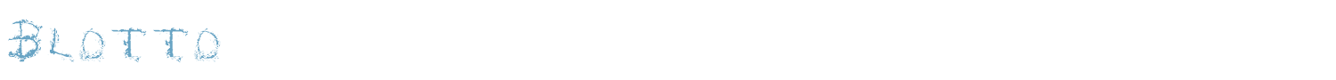 sample Blotto font