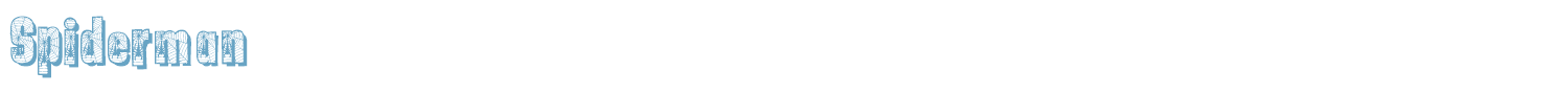 sample Spiderman font
