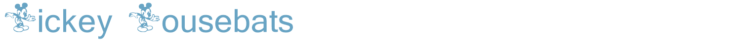 sample Mickey Mousebats font