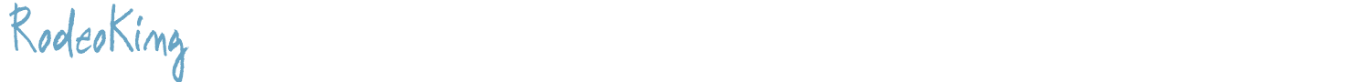 sample RodeoKing font