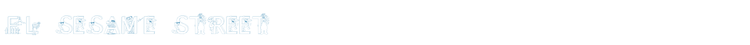 sample FL Sesame Street font