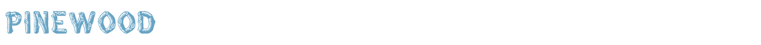 sample Pinewood font