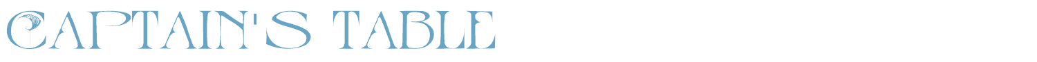 sample Captain's Table font
