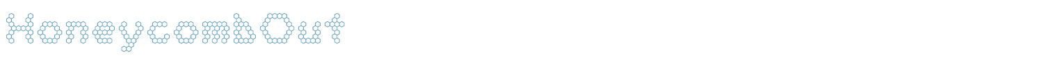 sample Honeycomb font