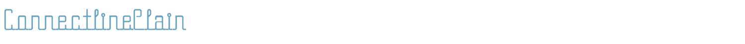 sample Connectline font