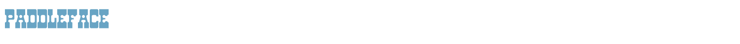 sample Paddleface font