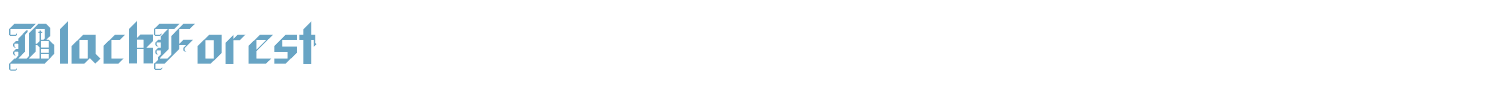 sample BlackForest font