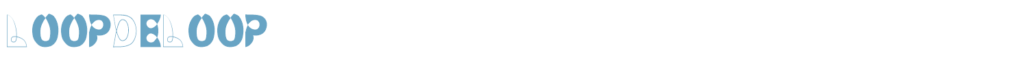 sample LoopDeLoop font