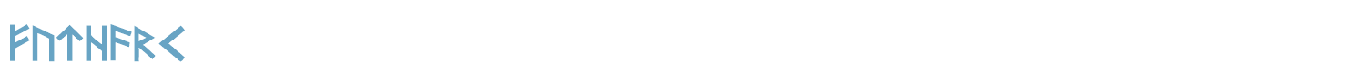 sample Futhark Gothic font