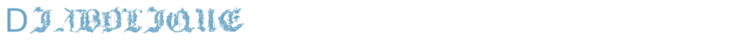 sample Diabolique font