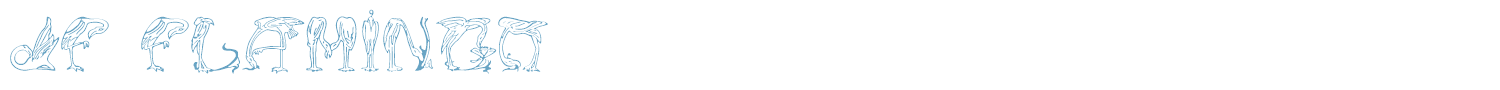 sample JF Flamingo font