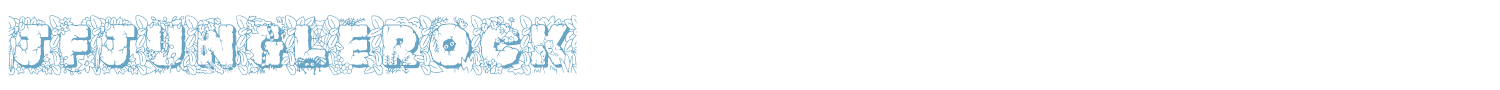 sample Jungle Rock font