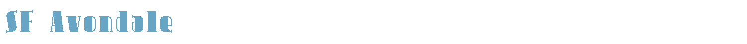 sample SF Avondale font