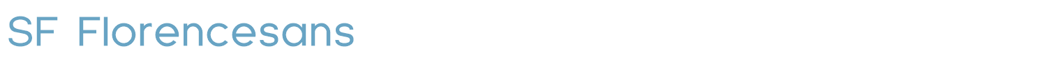 sample SF Florencesans font